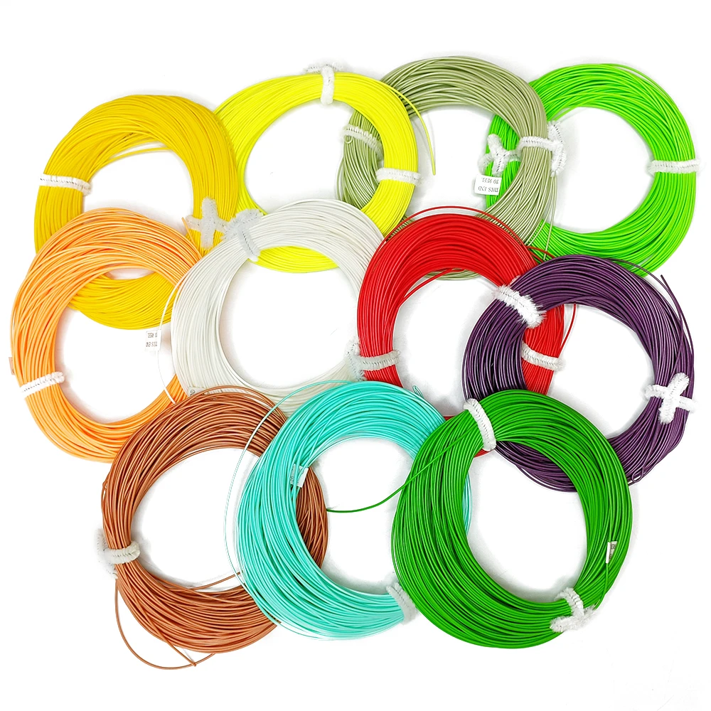 

Newbility high quality 100ft Fly Line #3/4/5/6/7/8/9/10 WF Weight Forward Floating Fly Fishing Line, Can be customized