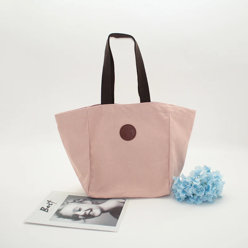 

logo logo COTTON CANVAS TOTE BAG cotton canvas solid bag, Customized color