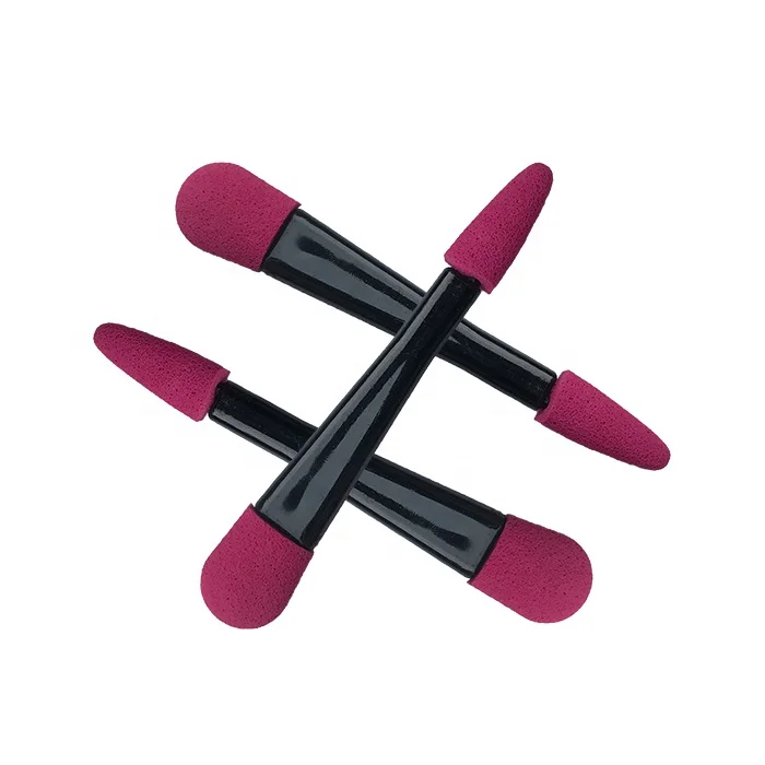
Factory Wholesale Cheap Mini Dual end Disposable Sponge Eyeshadow Makeup Applicator with Foam Tip 
