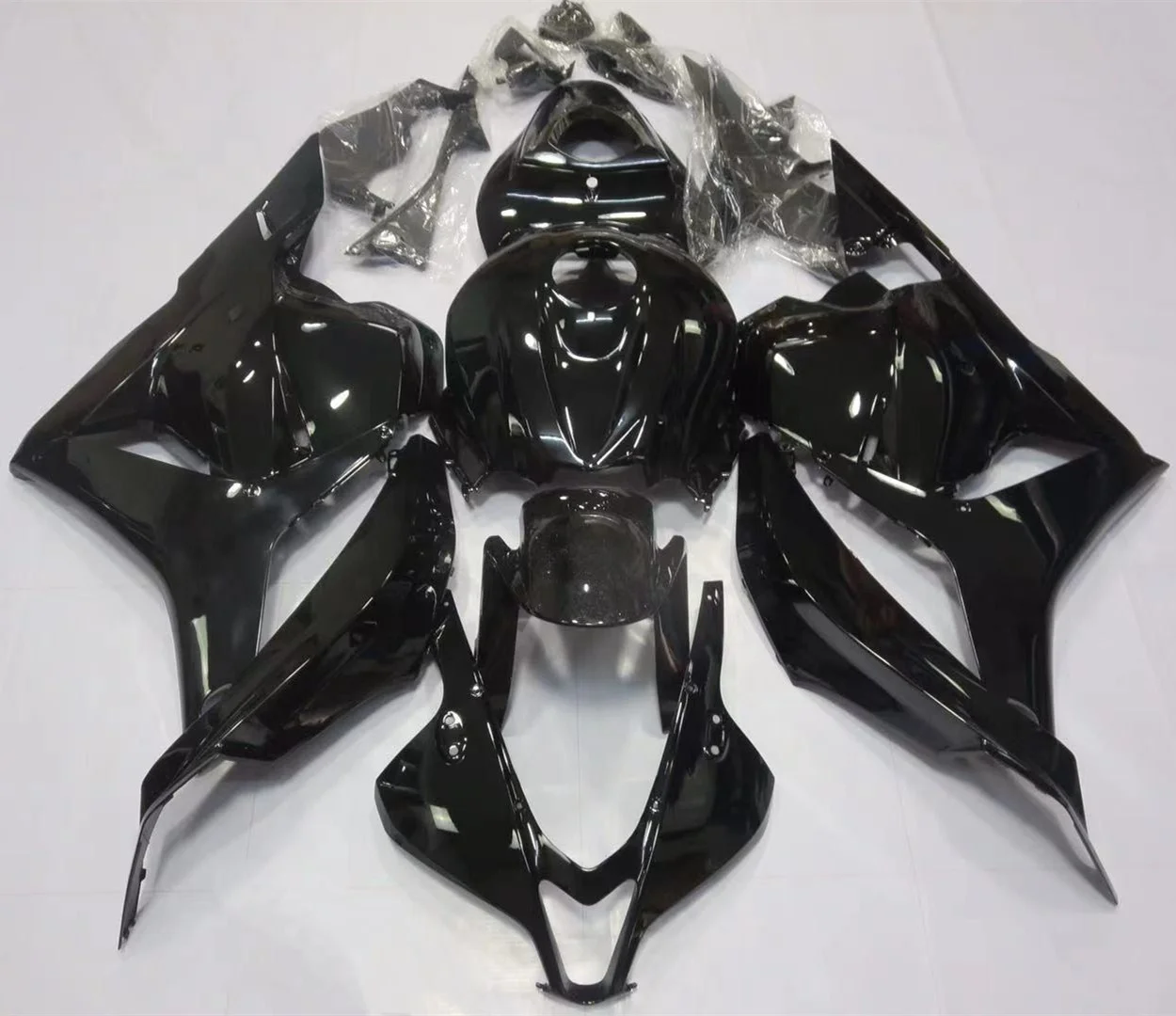 

2022 WHSC Black Motorcycle Fairing Kits For HONDA CBR600 2009-2012, Pictures shown