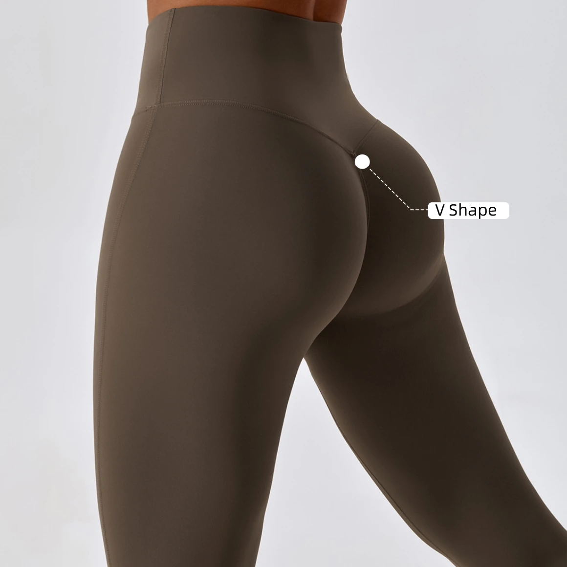 

High Quality V Shape Leggings For Women High Waisted Scrunch Butt Lifting Workout Running Yoga Buttery Soft Pants