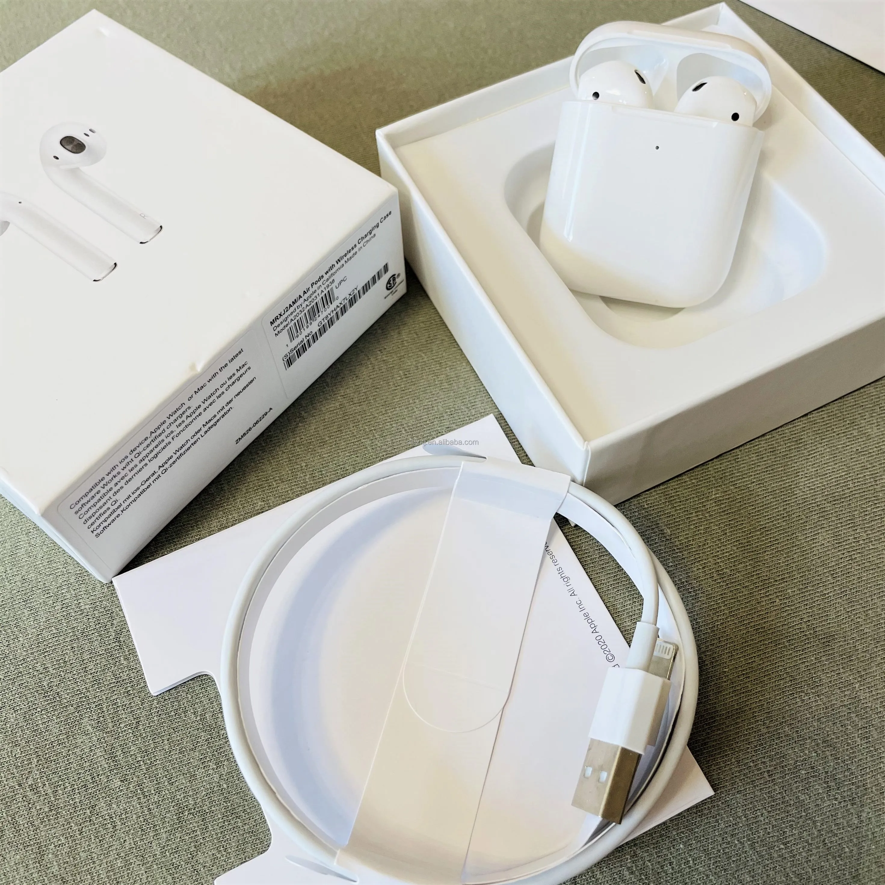 

1:1 Air 2 Wireless Headphone air2 Earphone With Bluetoothes Earbud For air 2, White