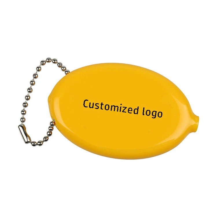 

Lucky Line Squeeze Coin purse promotion change holder wholesale custom logo Rubber Coin Holder, Multicolor