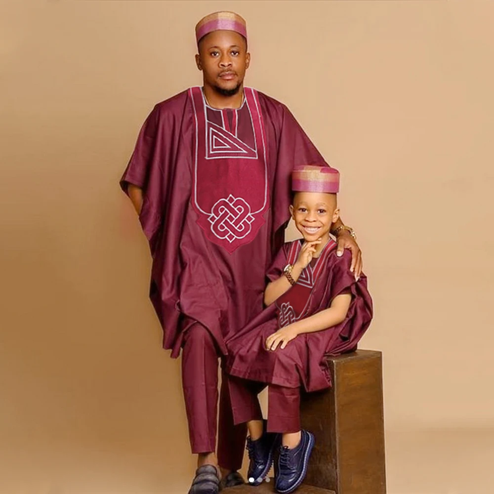 

H & D Top 10 Matching Child Doll African Traditional Adult Baby Clothes For Men