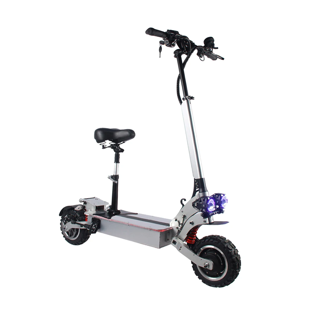 

Waibos New products with latest designs 85km/h Speed 100cc 60v 5600w two wheel dual driver electric scooters folding for adults