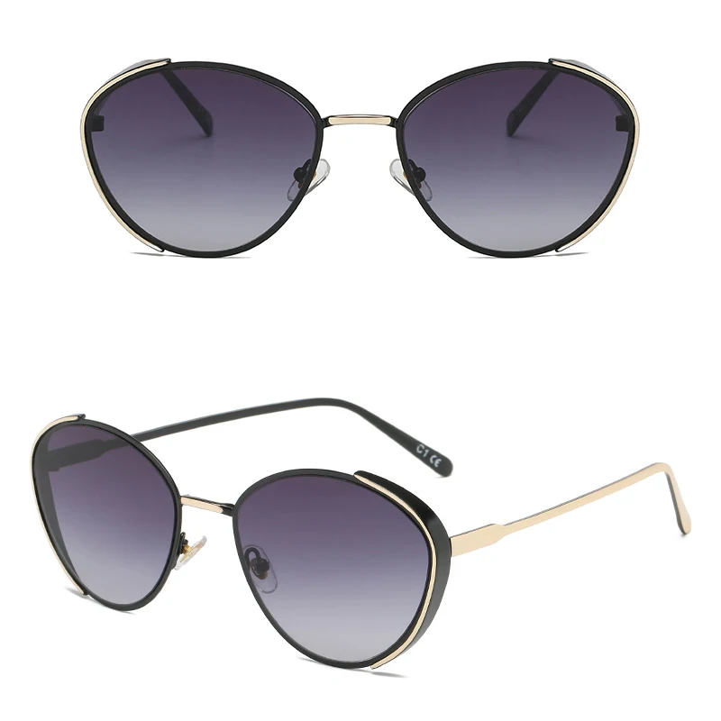 

New retro personality sunglasses fashion street shooting artifact trend sunglasses gradient sunglasses