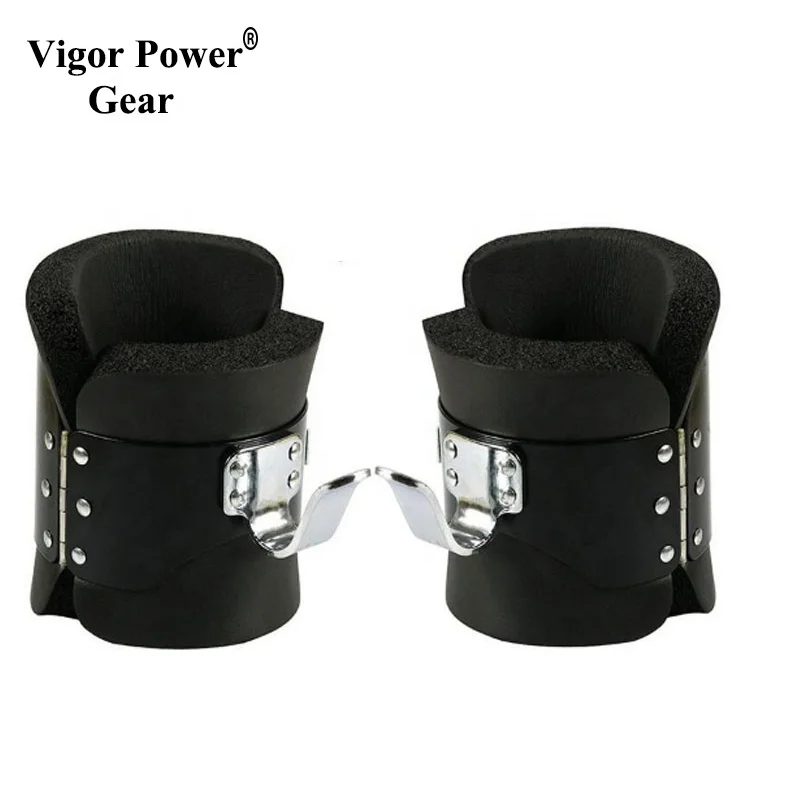 

VigorPowerGear Fitness Building Inversion Anti-Gravity Boots Hang Upside Down Fitness Workout Boots for weight lifting, Black