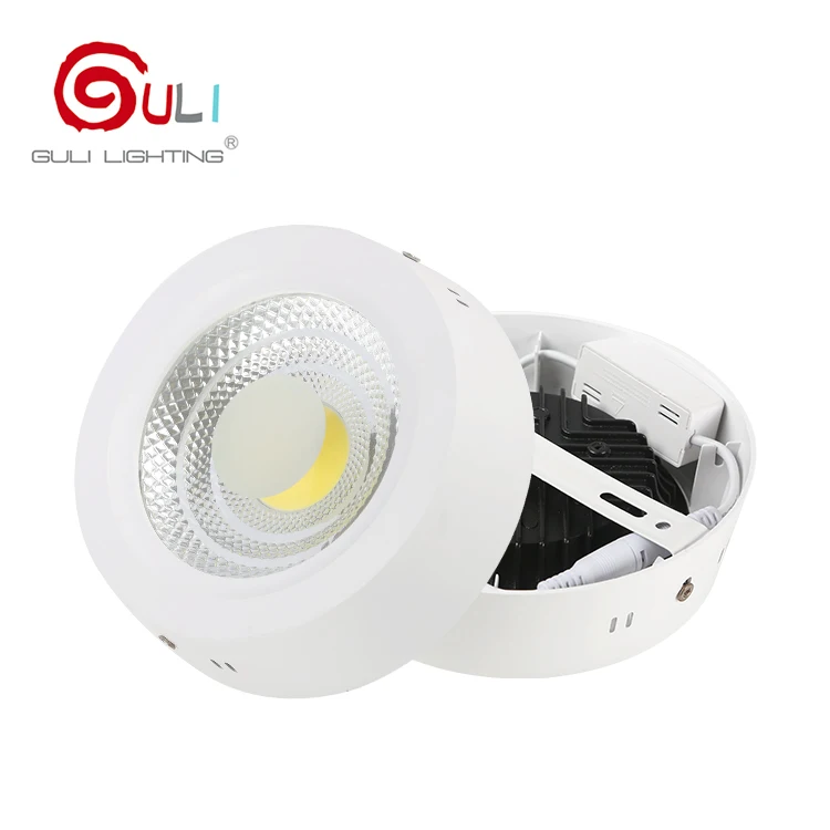 Hot selling hotel lighting gu10 surface mounted ceiling spot cob dimmable 12w 18w 25w 30w led downlight