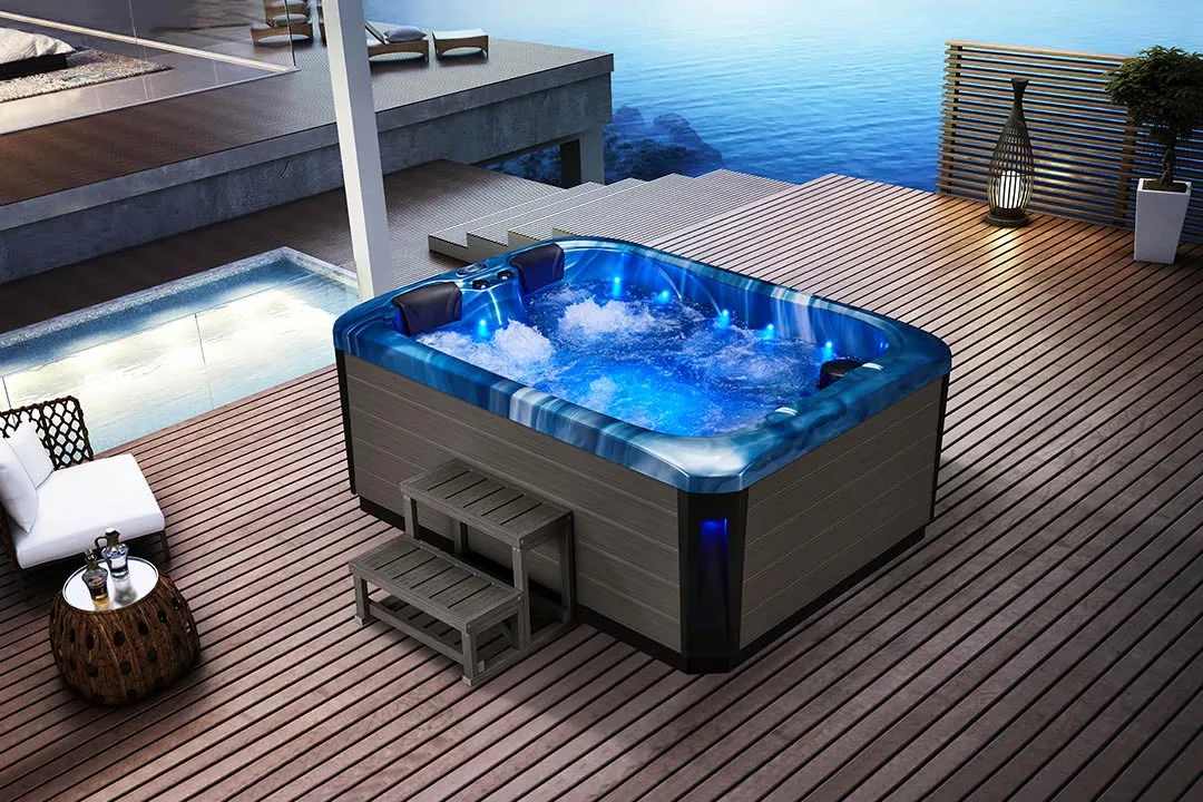 2 Person Use Blue Acrylic Bubble Bath Intex Spa Hot Tubs And Jacuzz ...