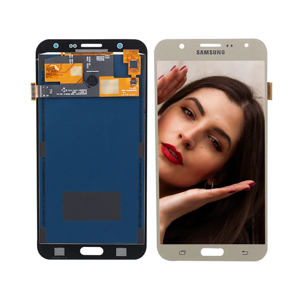

New Arrive Original lcd screen For Samsung Galaxy J7 lcd parts repair refurbished, Black/white