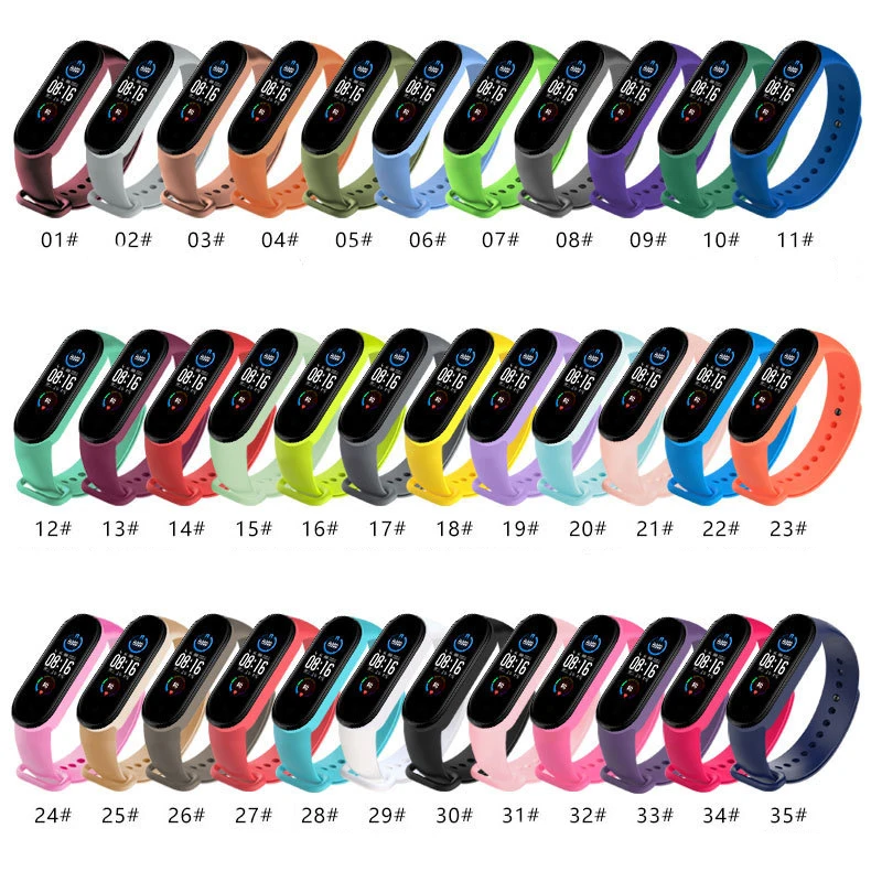 

MI Band 6 Strap Digital Watch Adjustable Bands, 35 colors