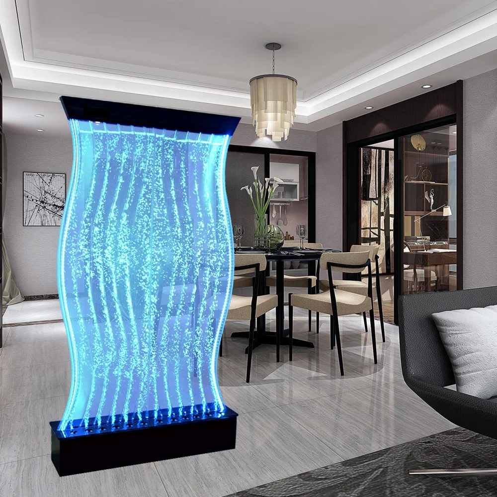

hotel lounge led decorative water bubble wall panel wall decor, 16 colors changing