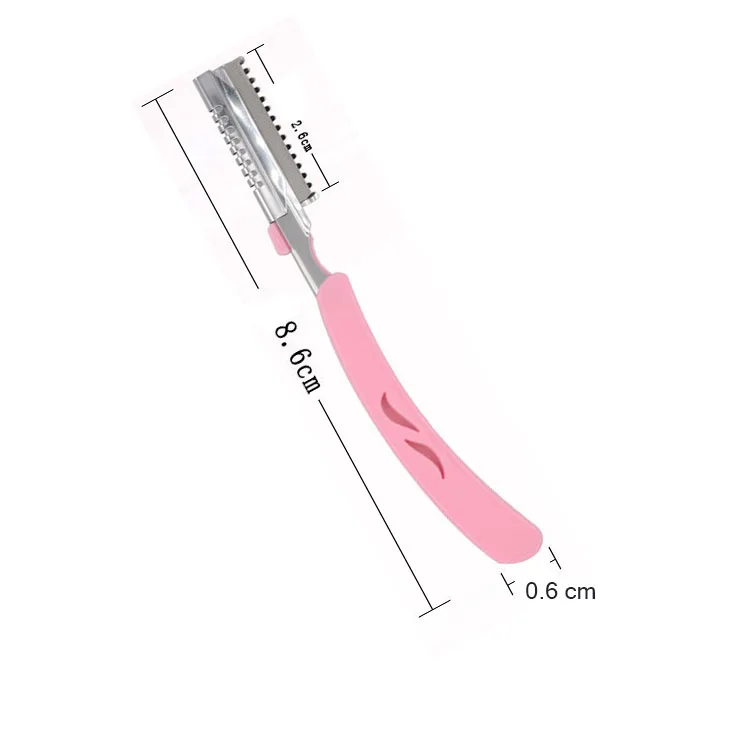 

China manufacture high quality low price shaving straight razor barber razor shave, Pink