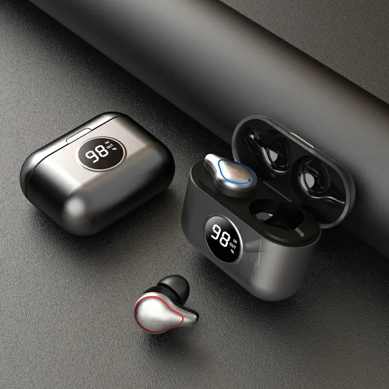 

Se-16s Led Digit Display Tws Earbuds Waterproof Earphones Wireless Sports Deep Bass Sound