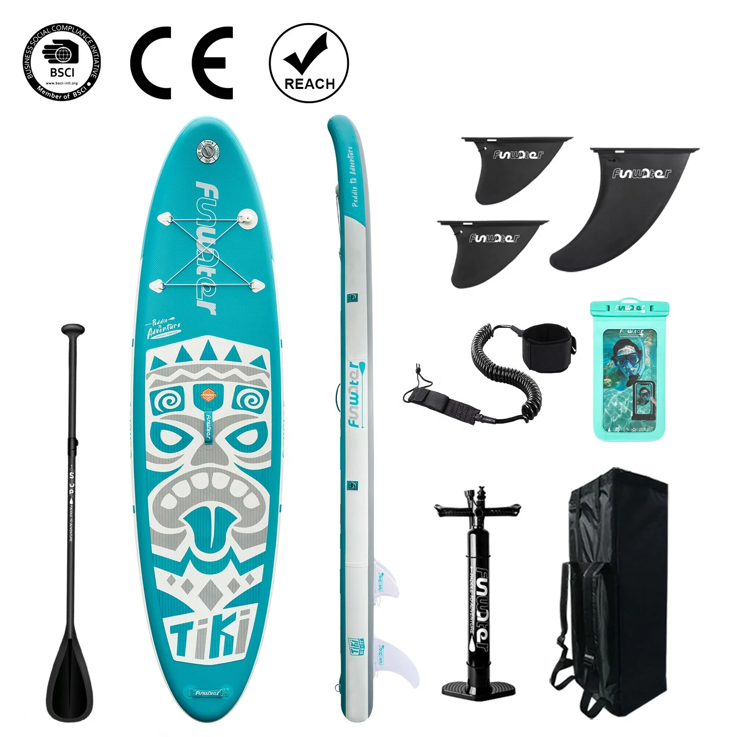 

OEM paddle surf fishing sup board inflatable paddleboard sales price foam surfboard sup inflatable board, Orange