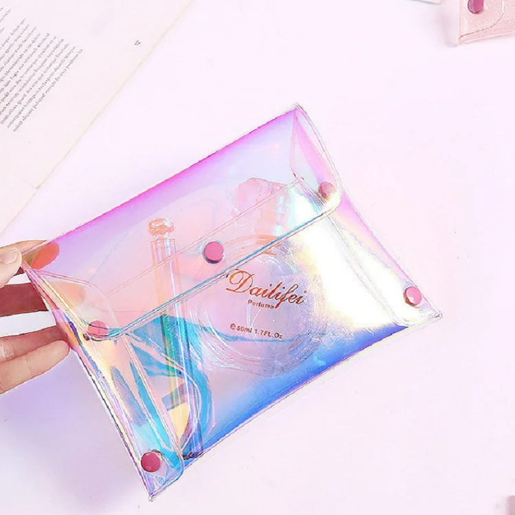 

Special Purpose Bags & Cases Gulidd pvc travel pink custom cosmetic bag cases mini transparent holographic clear makeup for wo