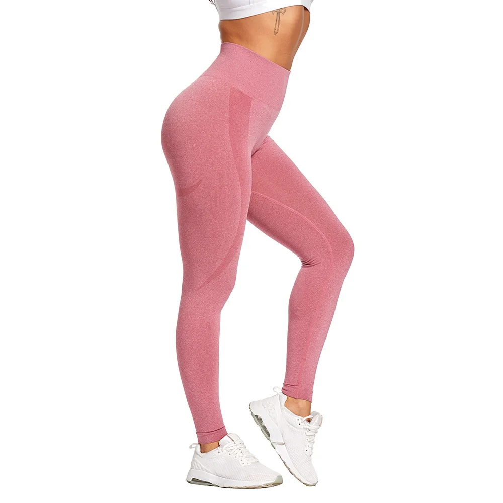 

Women High Waist Fitness Stretchy Compression Comfort Soft Butt Lift Workout Gym Legging Seamless Leggings