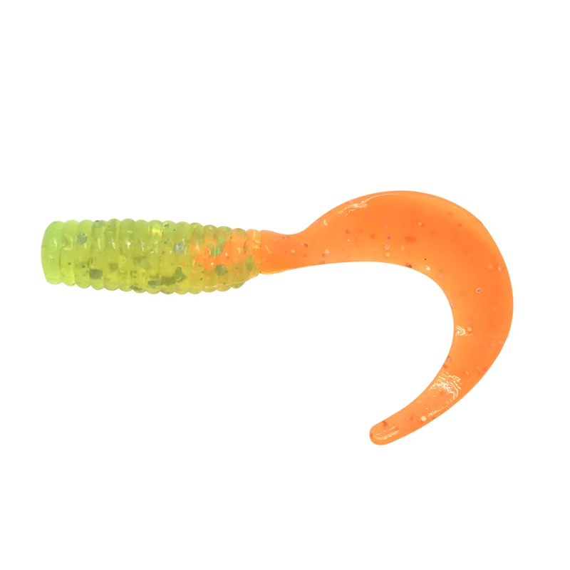 

Freshwater/Saltwater Bass Trout Catfish Salmon fishing lure shad soft bait 3d eyes silicone crank bait soft bait, Vavious colors