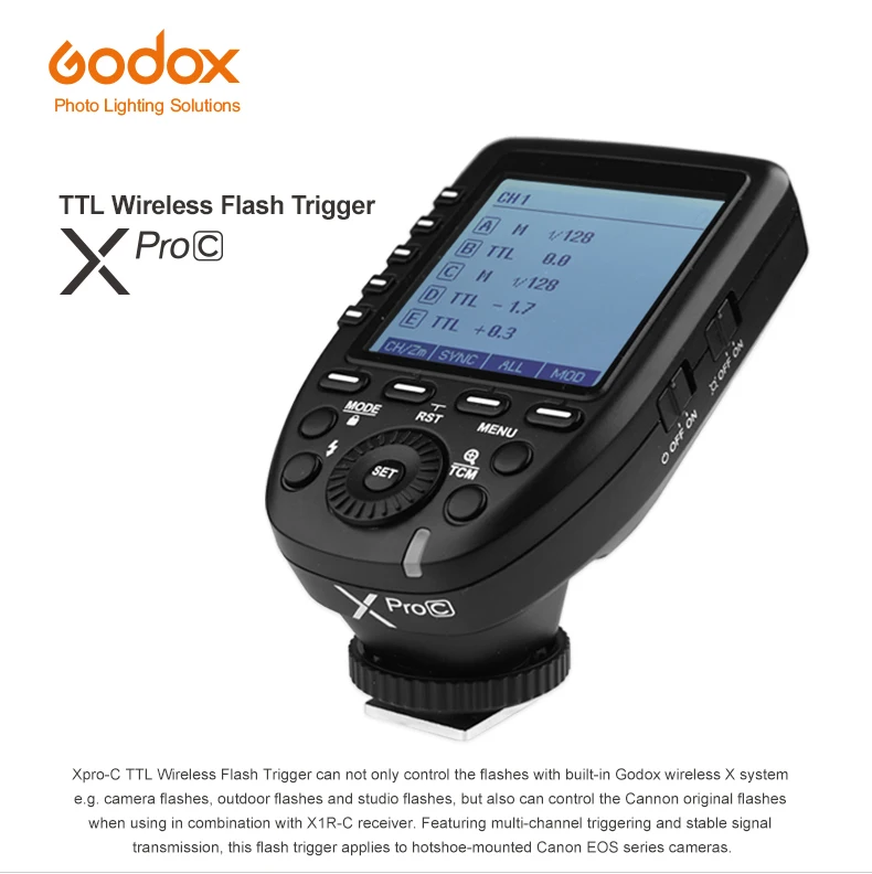 Godox Flash Trigger Xpro-C -- Wireless Transmitter