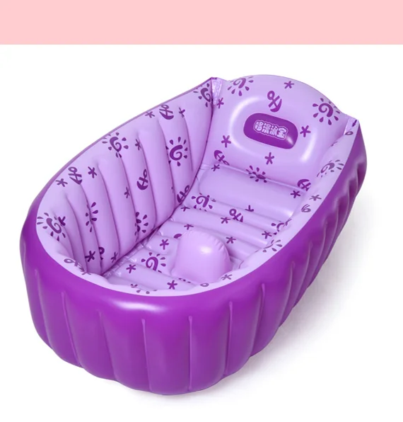 
Custom EN71 PVC full printing inflatable baby bathtub 