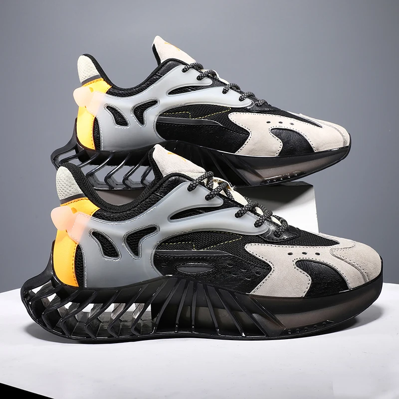 

2021 New Styles Men's Fashion Trend Spring autumn Blade Sports Casual Shoes, As picture shown