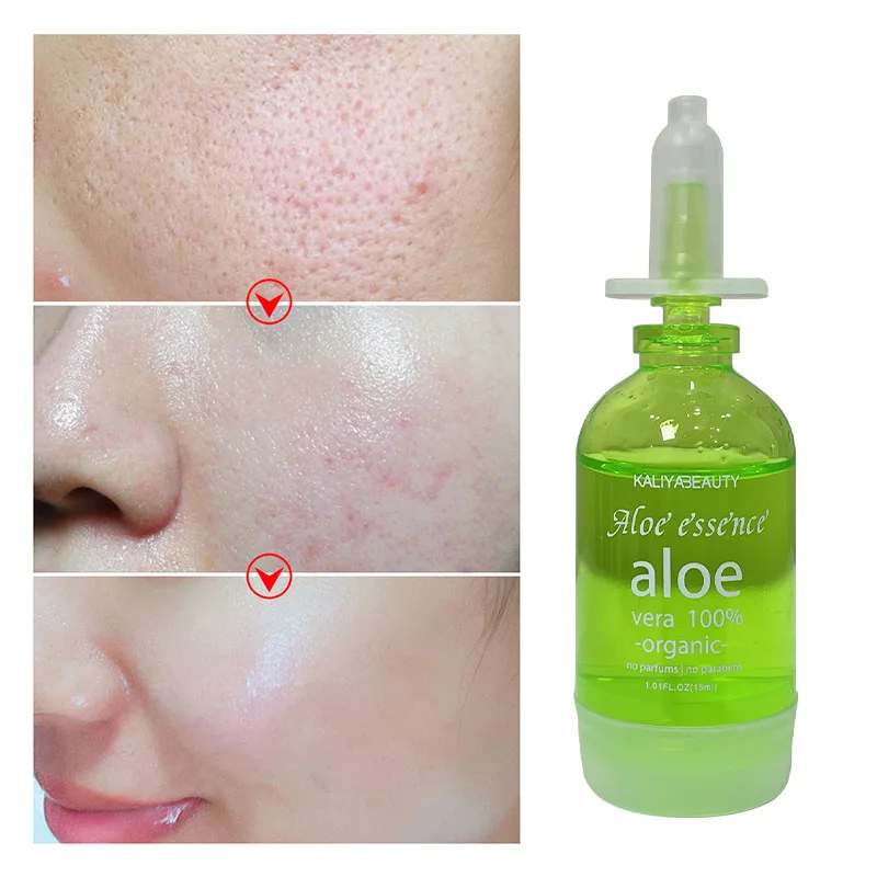 

Aloe Vera Serum Hot Selling Low MOQ Pure Deep Moisturizing Soothing Repairing Skin Quick Whitening Face Care Nourishing Serum