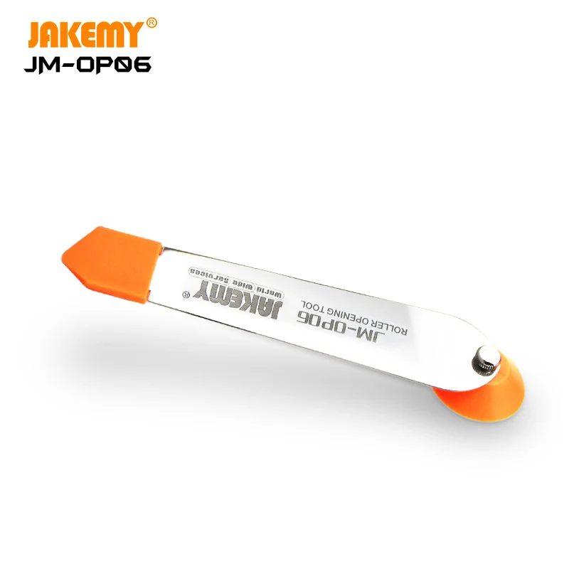 JAKEMY OP06 Professional Mini Safe Roller Opening Tool Stainless Strong POM DIY Pry Tool for Tablet Phone Pad Disassemble