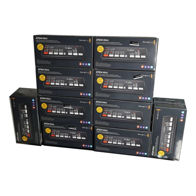 

blackmagic design BMD atem mini hd live switcher for live stream H.264 USB