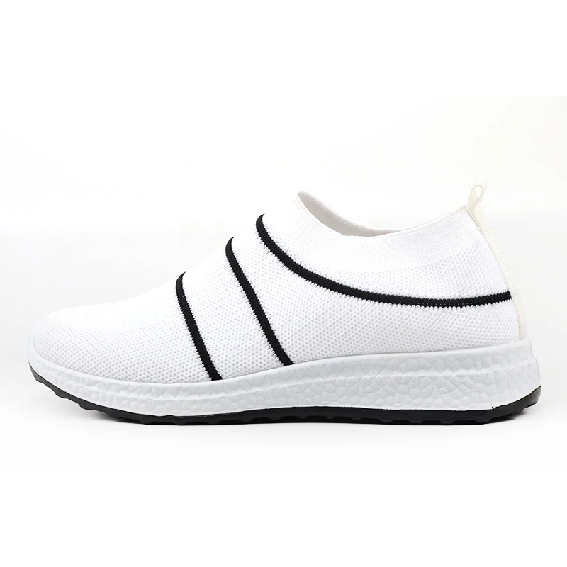
Latest Comfortable Flat Casual Fabric Shoes Women Fly Knitting Sock Shoes 