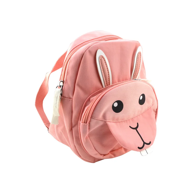 

animal kids mini backpack children pink canvas carton printing kids backpack