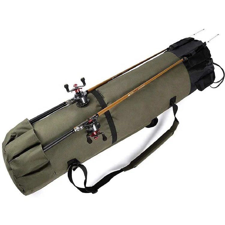 

Travel Fish Carry Case Carrier Fishing Rod Reel Case Bag, Customized color