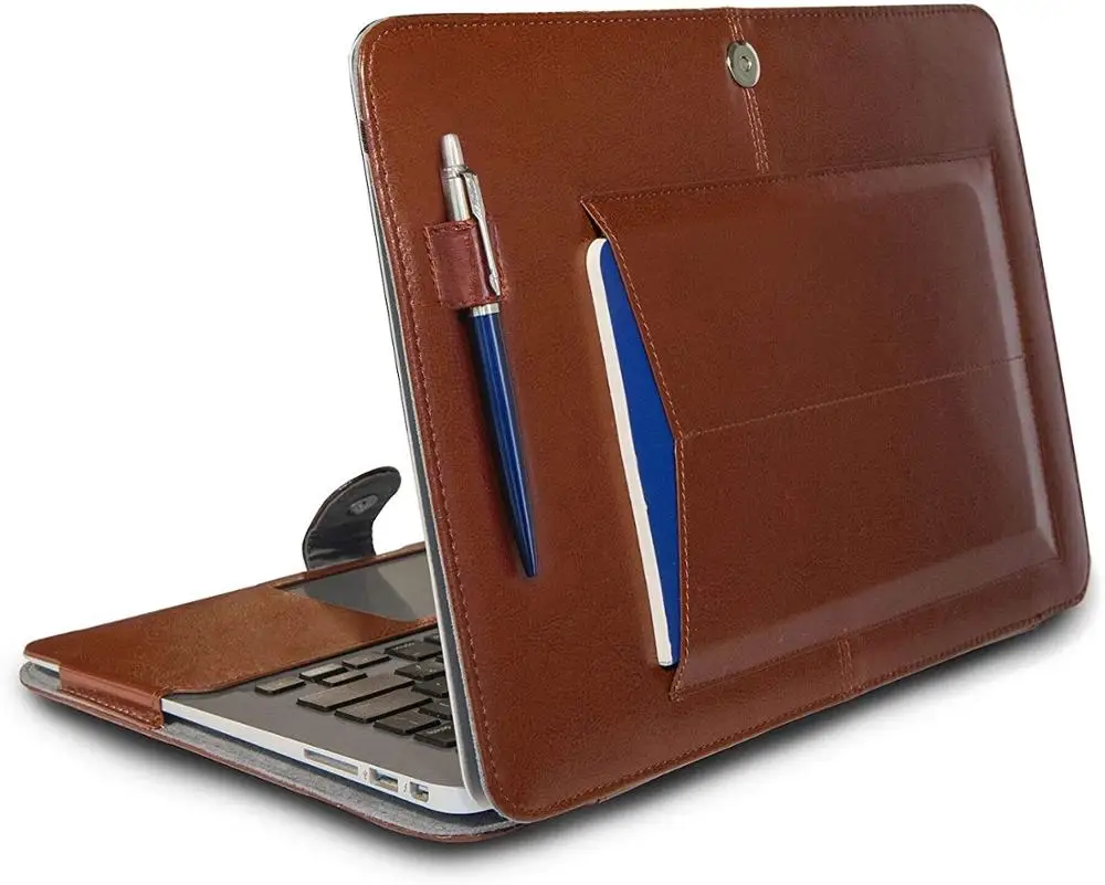 

Leather case for MacBook 13 inch Pro and Air Case, Coffee