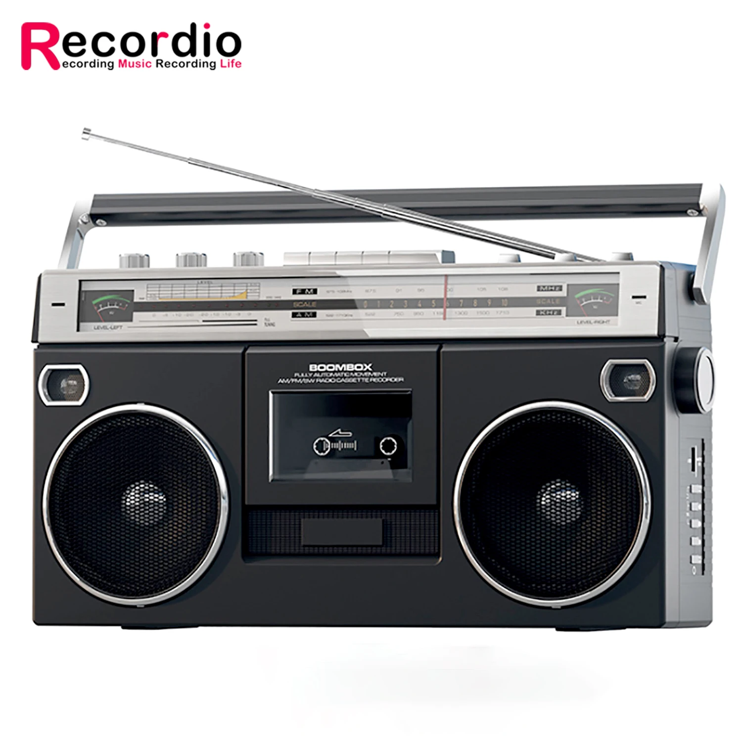 

GAS-RD80 Tape player tape recorder old-fashioned nostalgic 80s retro stereo cassette recorder radio