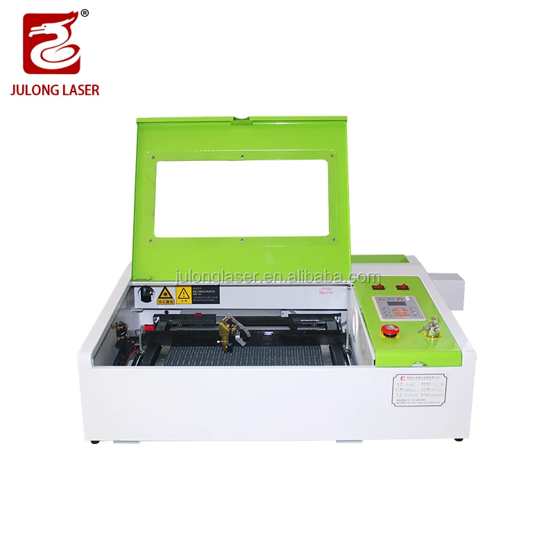 julong wood laser cutter co2 laser engraver/ Ruida acrylic board cutting machine with manual up and down table