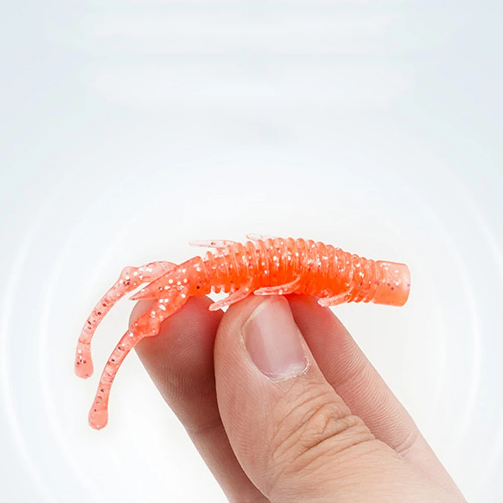 

Leading hot sale 6.5cm multi colors TPR Shrimp floating Soft Fishing Lure, 10 colors 65mm lure