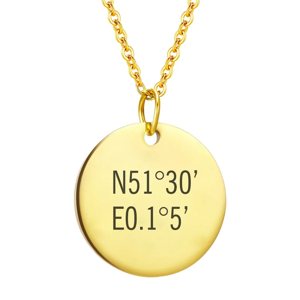 

The Best Unique Design Laser Women Custom Pendant Necklace