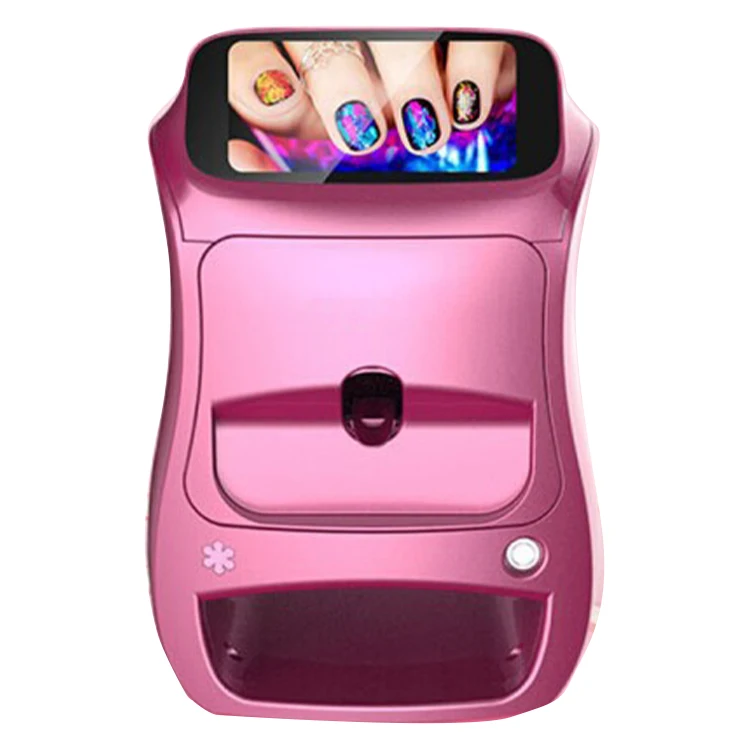 

2022 Professional Beauty Finger Nail Printing Machine Nail Art Printing Machine, Pink