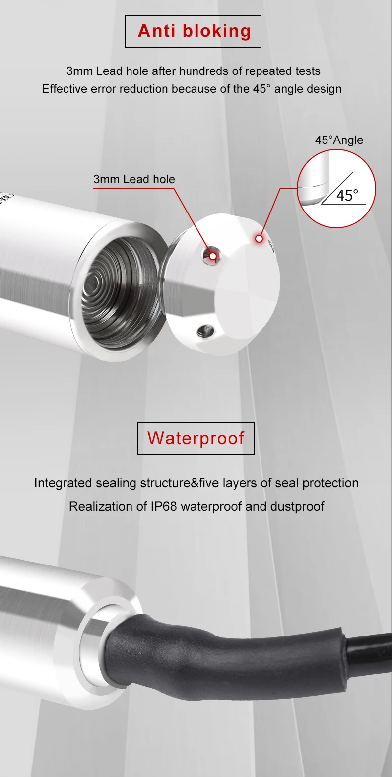 Submersible Level Sensor Hydrostatic Level Sensor Laser Level Meter