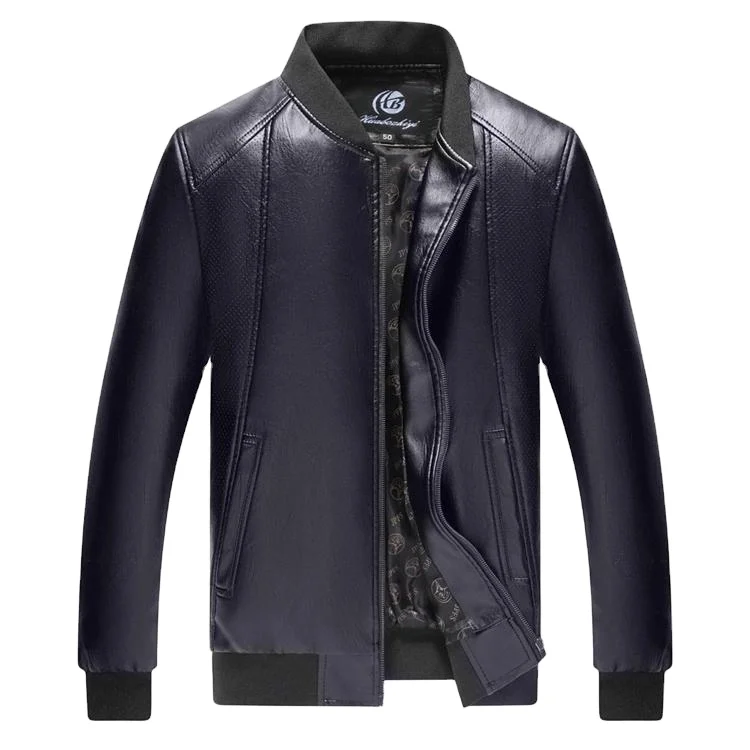 

2020 autumn and winter Latest style slim fit jackets men's leather