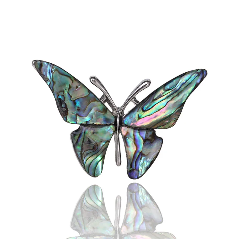

Hot Sale Alloy Silver Female Rhinestone Crystal Butterfly Party Scarf Pins Brooches