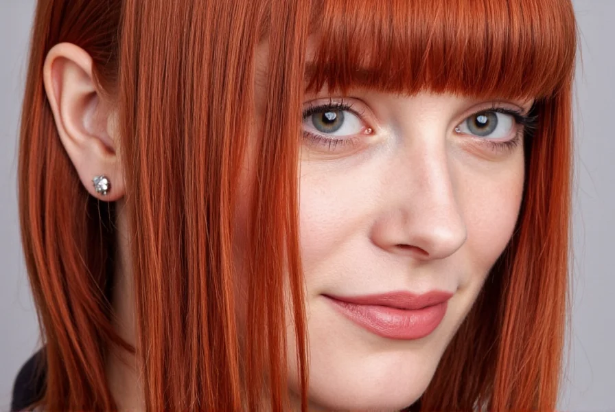 dark ginger hair dye