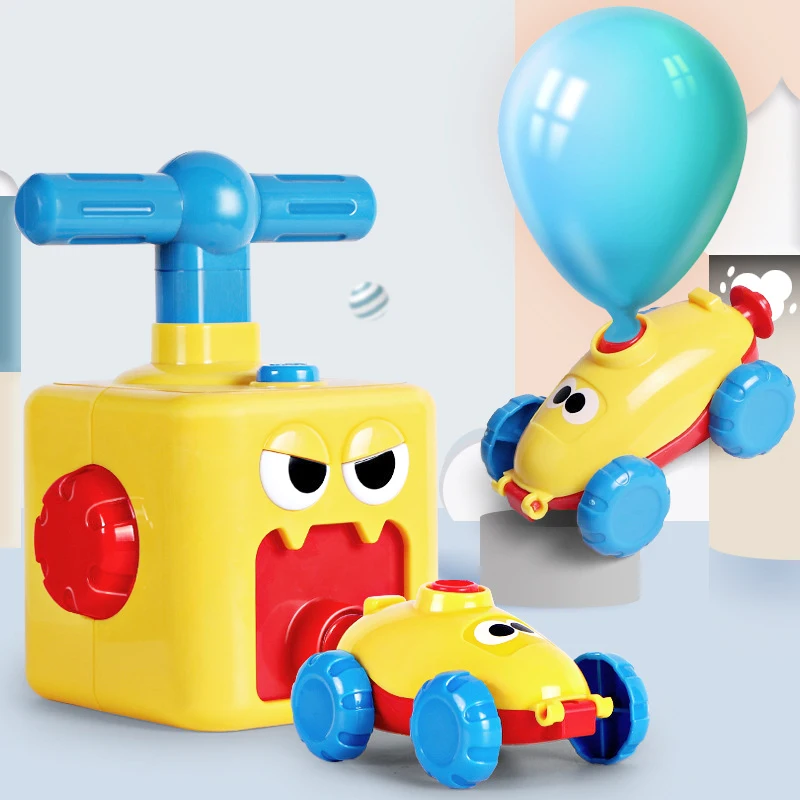 

New Arrival Children Inertial Air Power Balloon Car Toy Puzzle Kindergarten Teaching Aids