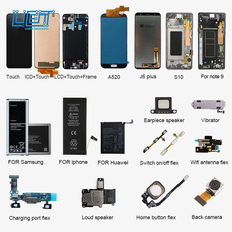 

online mobile phone spare parts for Different Brands mobile parts repuestos de celular for samsung mobile spare parts