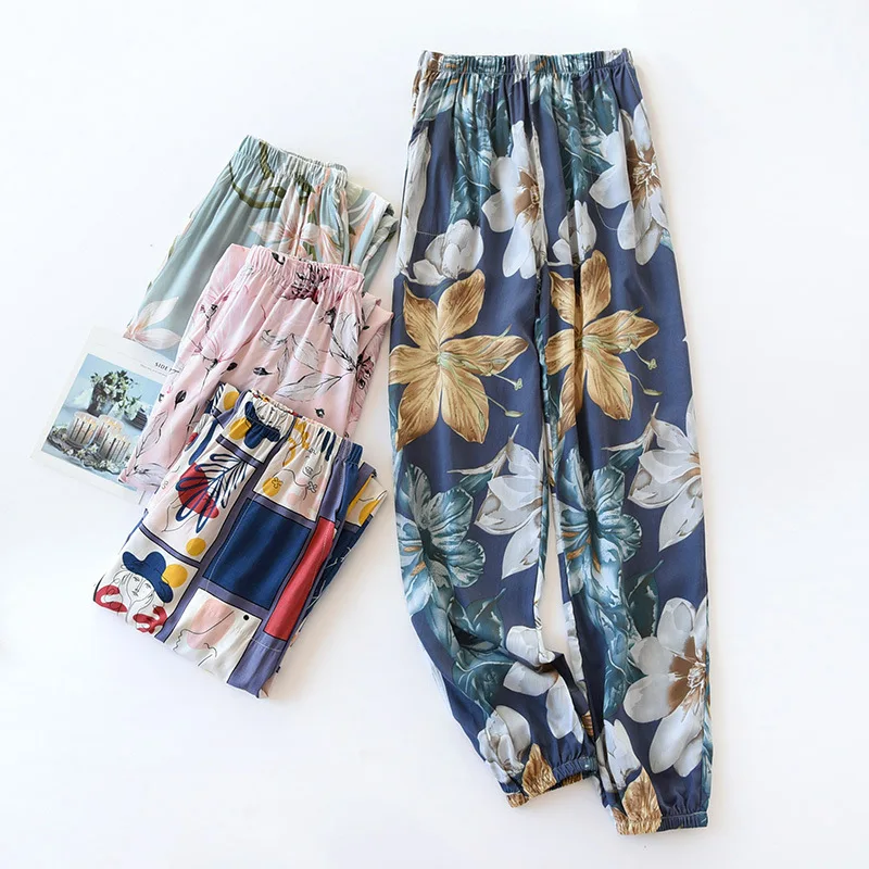 

100% Viscose Trousers Smooth Breathable And Comfortable Trousers Home Trousers