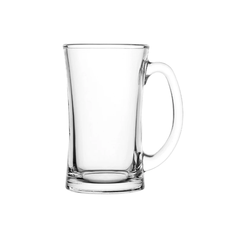 

Promotion Recycled eco friendly 14OZ Glass mugs European Cup for B Football festival glass cup drinking glassware for party home, Clear