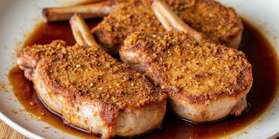Southwestern-spiced pork chop
