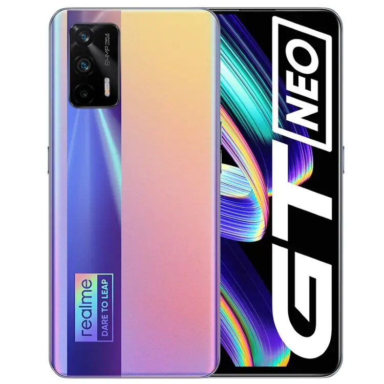 

New For Realme GT Neo 5G Mobile phone 6.43 "AMOLED screen 64MP main camera 50W(max) smart flash charging NFC Smartphone