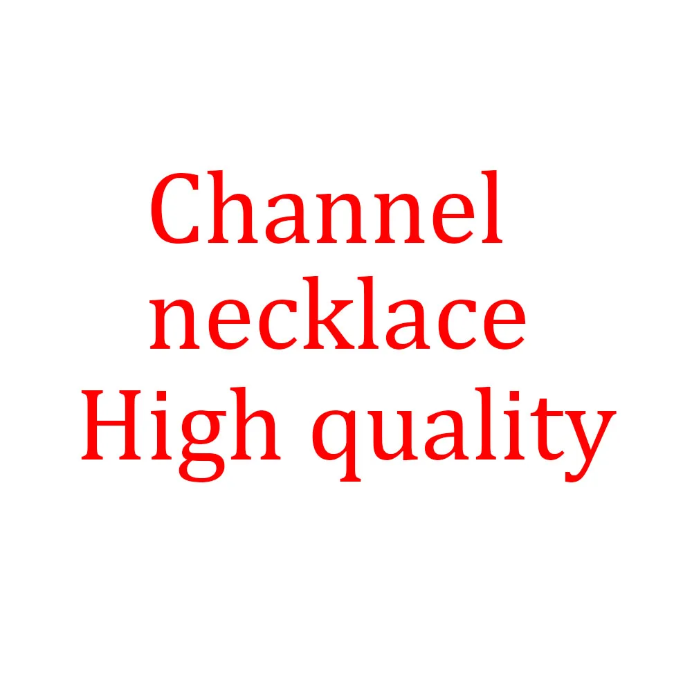 

High quality non-fading letter C zircon necklace wholesale