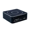 Yanling X86 micro computer barebone desktop 2 lan Intel mini pc core i5 7200U with M.2 SSD
