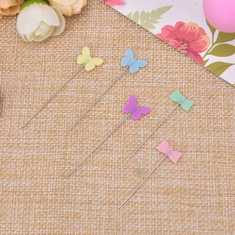 

100Pcs/lot Diy Patchwork Pin With Box DIY Button Head Pins Sewing Accessories